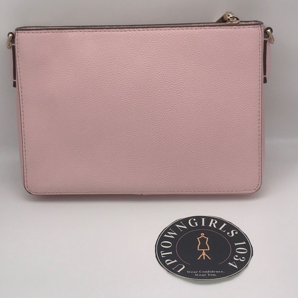 KATE SPADE New York Margaux Medium Pink Leather Convertible Crossbody Bag   NWOT - Picture 7 of 16